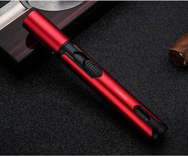 Wholesale Windproof Cigar Spray Gun Portable Outdoor Large Capacity Lighter