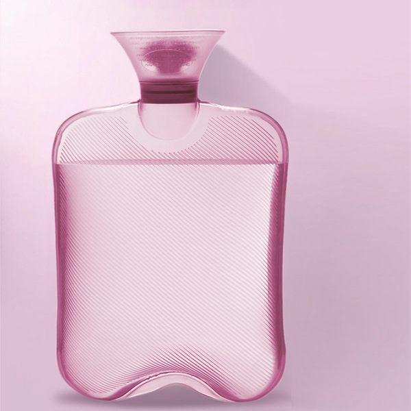 Colorful Large Capacity 2L Thickened PVC Hot Water Bottle for All Night Warmth