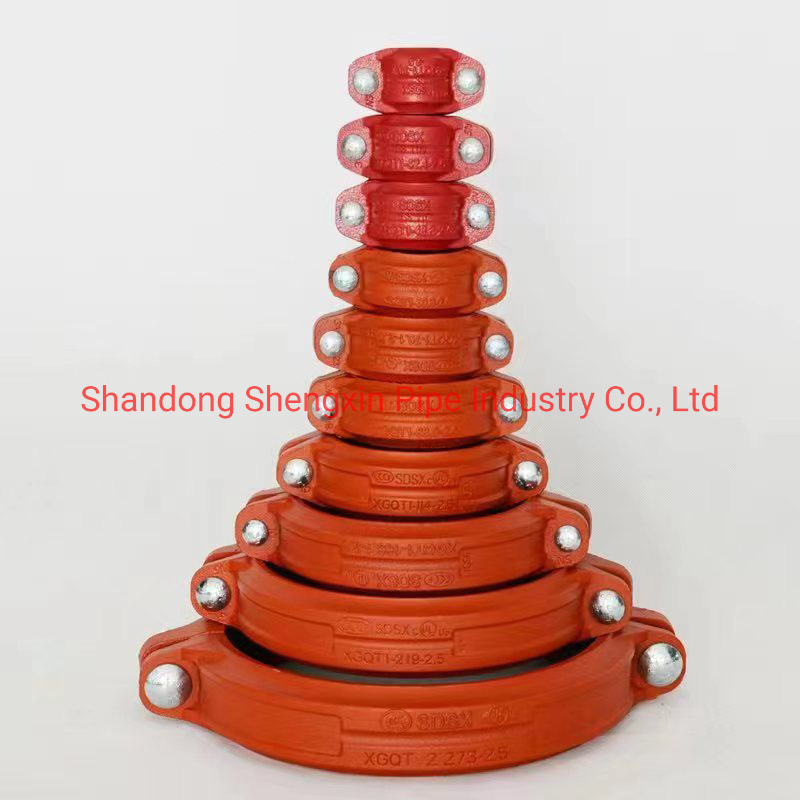Ductile Cast Iron Grooved Fittings /Rigid Coupling FM, UL