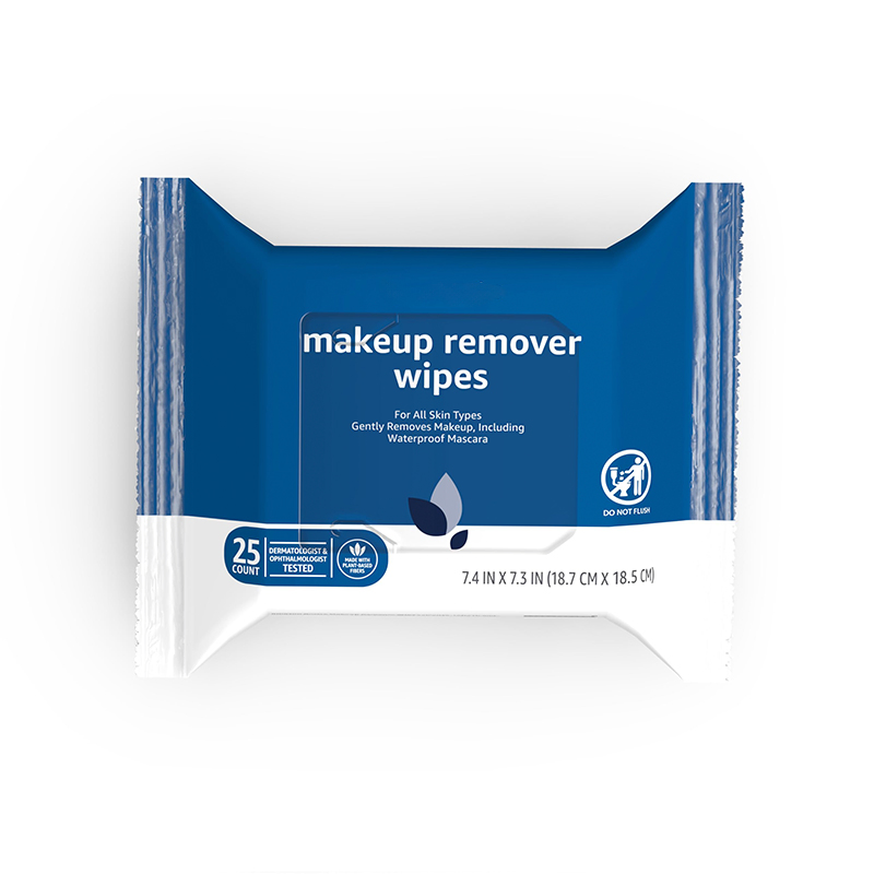 OEM Custom Logo Single Packed Disposable Facial Cleaning Towelettes Extra Organic Free Fragrance Skin Makeup Remove Wipes with Vitamin E