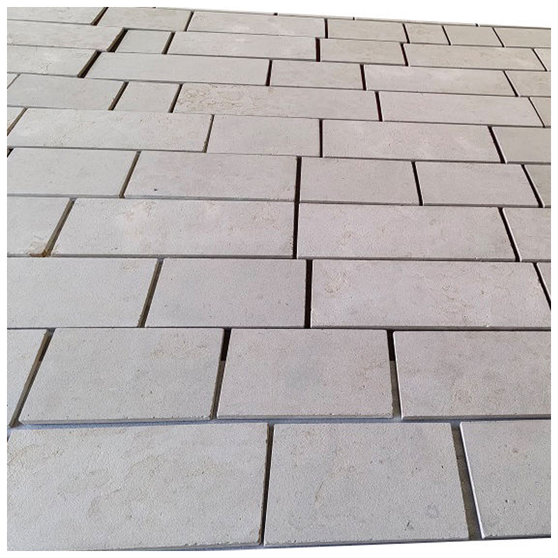 Sandblasted Jura Beige Limestone Tiles for Building Floor and Wall Projects