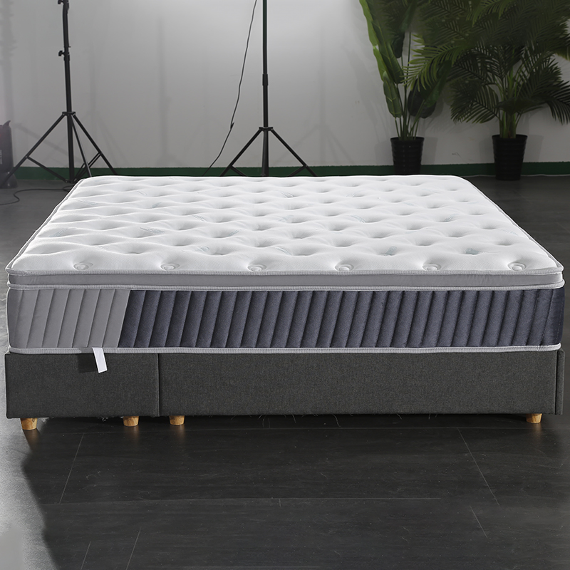 Modern Queen King Size Sleeping Roll up in a Box Pillow Top Bedroom Home Hotel Furniture Sponge Pocket Spring Mattress