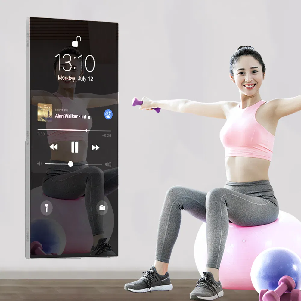 32 Inch 43 Inch Fitness Training Smart Mirror Android Touch Screen Digital Exercise Fitness Mirror