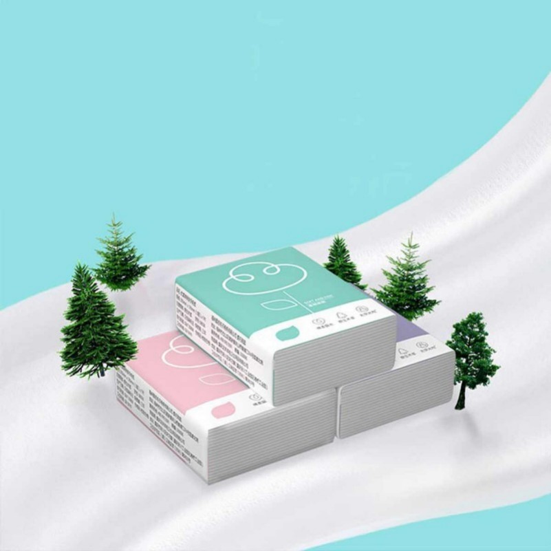 Facial Tissue Factory Direct Ultra Soft Virgin Pulp Facial Tissue 3 Ply Pocket Tissue for Home and Travel