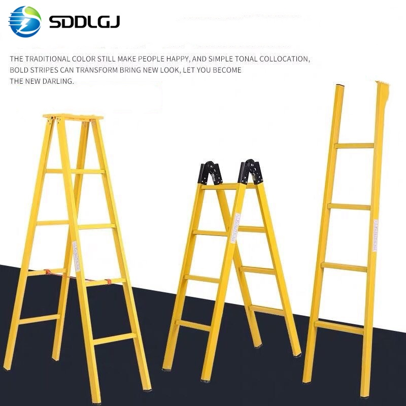 Anti-Slip Steps Surfaced with Raised Tread Pattern, Safety Ladder with High-Strength