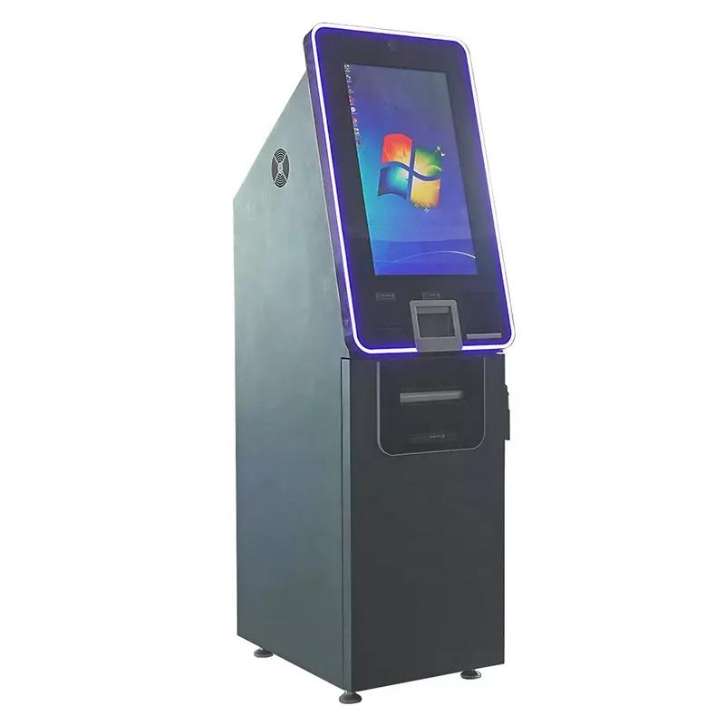 Self Service Machine Crypto ATM Bar Code Scanner and Btc Exchange Card Payment Kiosk Ticking Carpark Kiosk