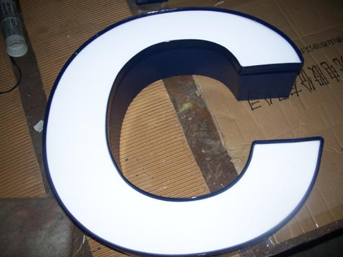 LED DOT Matrix Letter, Stainless Steel Advertising LED Display Billboard
