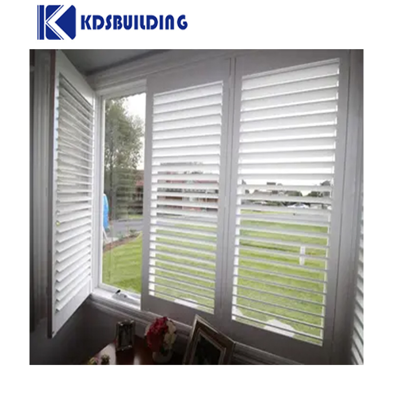 Kdsbuilding Opening External PVC Block UPVC Shutter Window for Window, Impact Window and Door with Roller Shutter