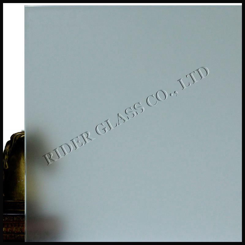 3-6mm Lake Blue Frosted Glass for Partition Wall