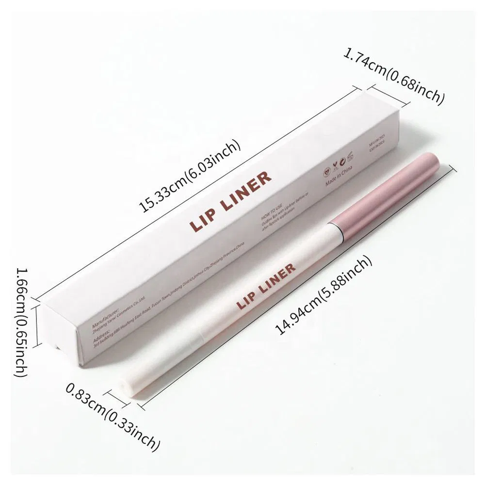 Vegan Retractable Lip Liner Pencil for All-Day Wear