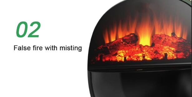 2024 False Fire Heater Electric Heater Heating