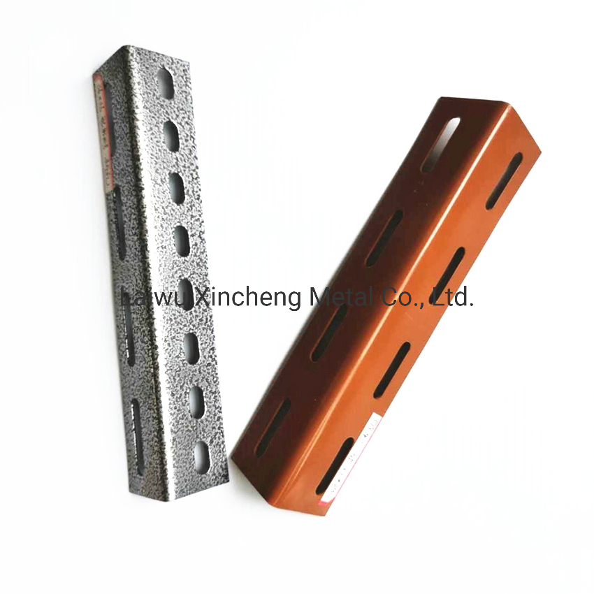 Powder Coated Slotted Steel Angle Bar