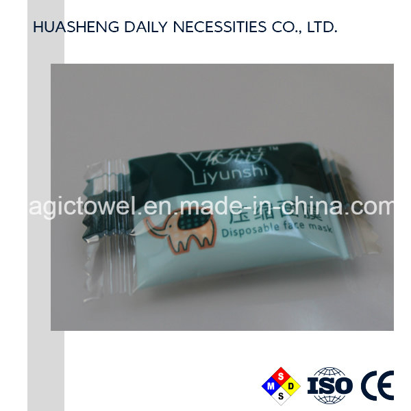 Non Woven 100%Cotton Fabric Magic Compressed Face Mask Sheet