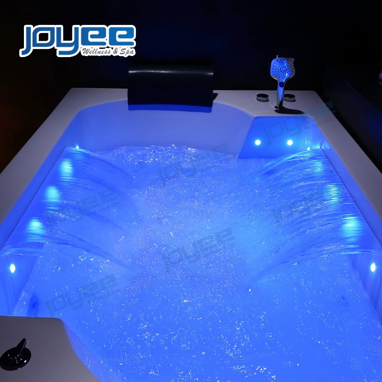 Угловая акриловая ванна Joyee с гидромассажем и подсветкой