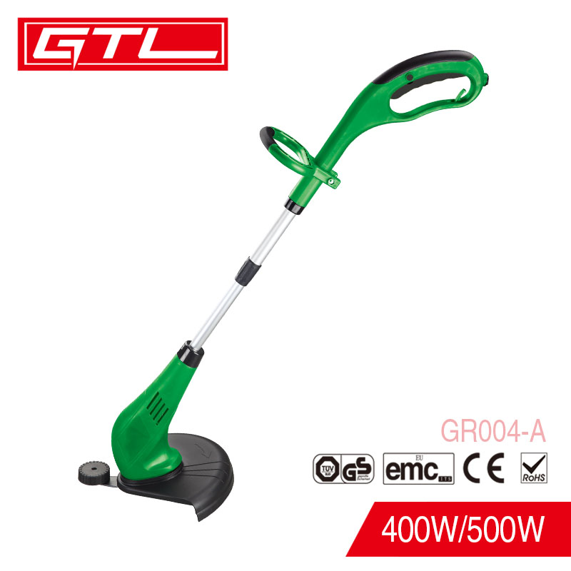 500W Corded Electric Grass Cutting Tools String Trimmer, Grass Trimmer with Telescopic Handle (GR004-A)