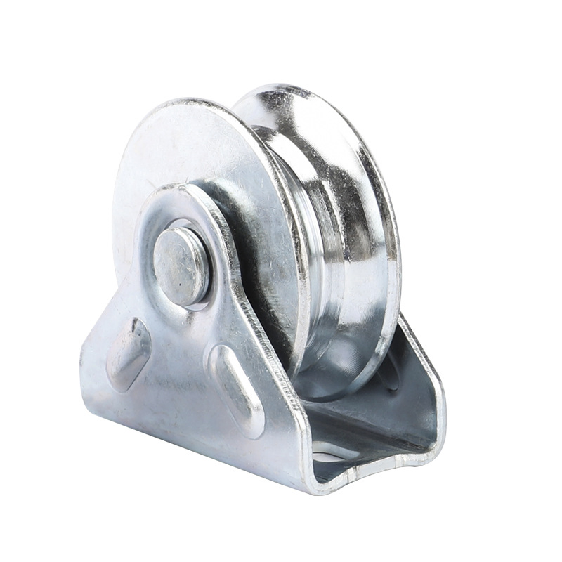 Heavy Duty Double Bearing Sliding Door Wheel Sliding Gate Roller Wheel Metal U V Y Groove Sliding Gate