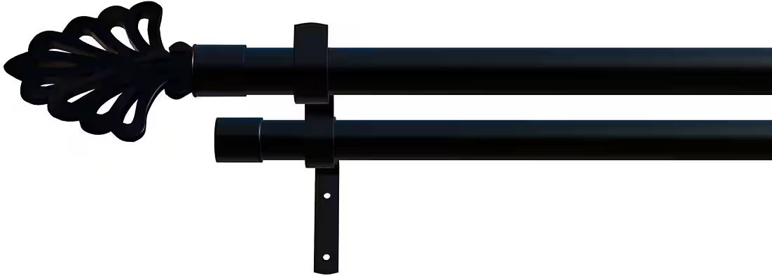 Heavy Duty Commercial Curtain Rod System Adjustable Reinforced Poles Office Conference