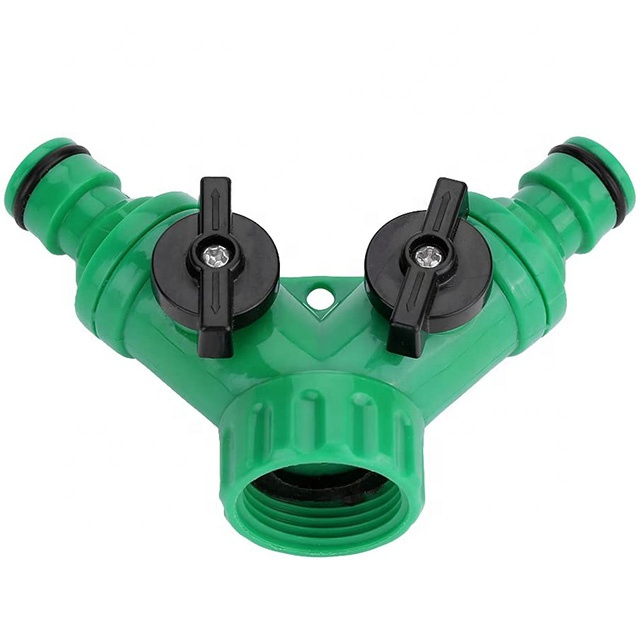 Drip Irrigation Timer Controller System+ Y Splitter to 7/11mm Water Tubing