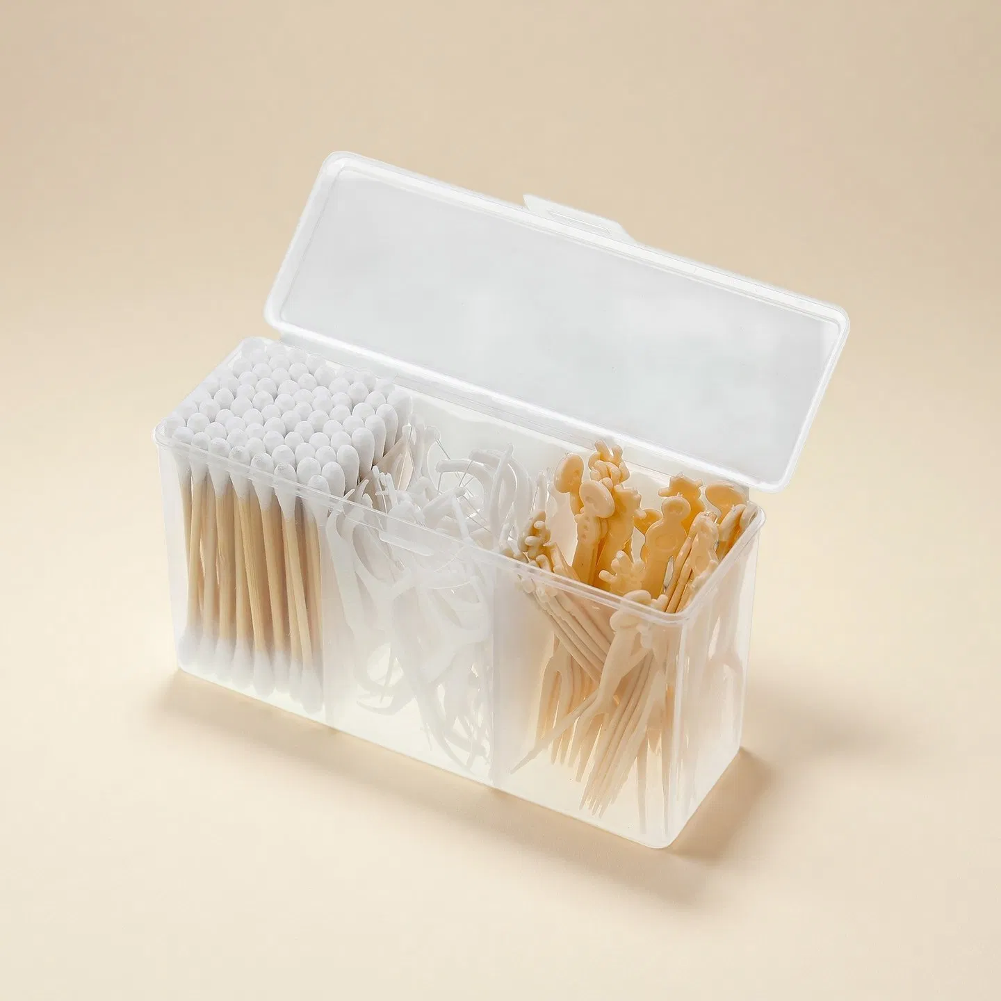 Hygienic Dental Floss Picks for Oral Cleaning