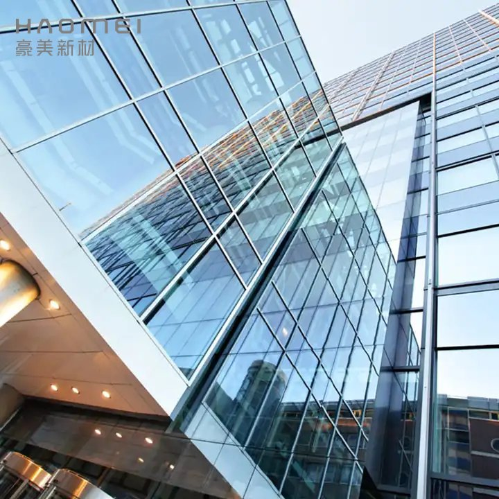 Factory Price 6063 Extruded Big Size Glass Profile Curtain Wall Aluminum Panel
