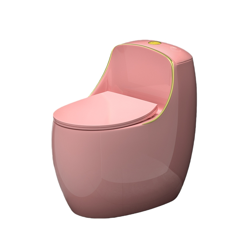 Sanitary Ware Large-Bore Siphon-Type Silent Anti-Odor Ceramic Single-Hole Integrated Toilet