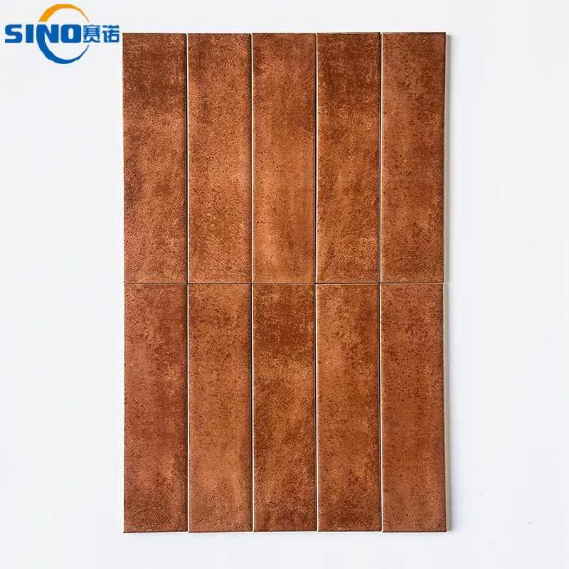75*300mm Inkjet Glossy Ceramic Tiles Strip Shape Tiles Interior Room Tiles