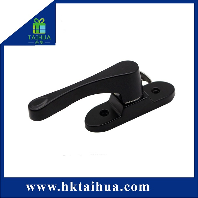 Exquisite Workmanship Zinc Alloy Black Color Sash Sliding Window Crescent Lock