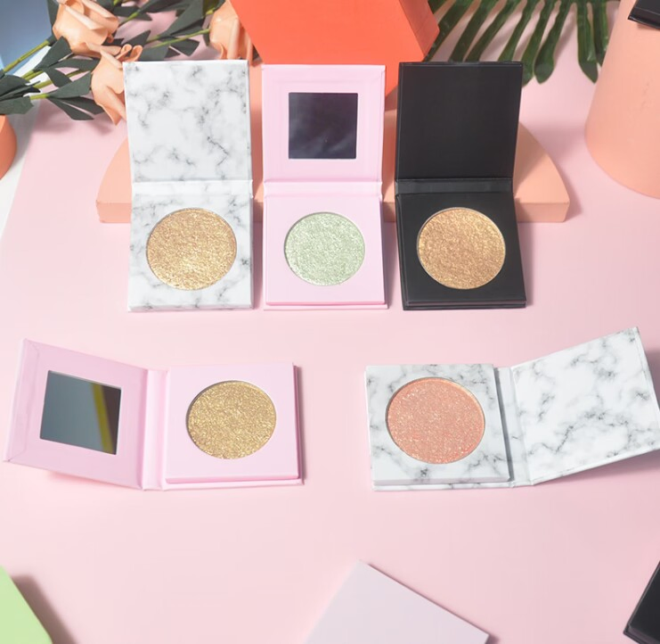 Wholesale Vegan Cruelty Free Shimmer Highlighter Private Label Makeup Highlighter Palette