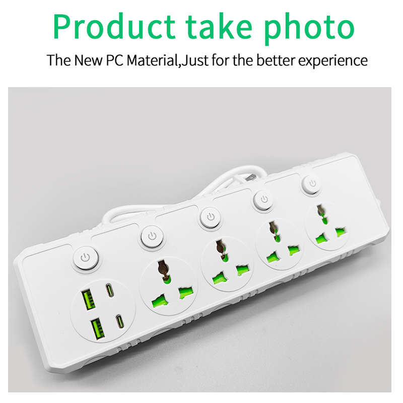 3000W 110V-250V Universal Power Strip Socket USB a+C Mobile Phone Charger