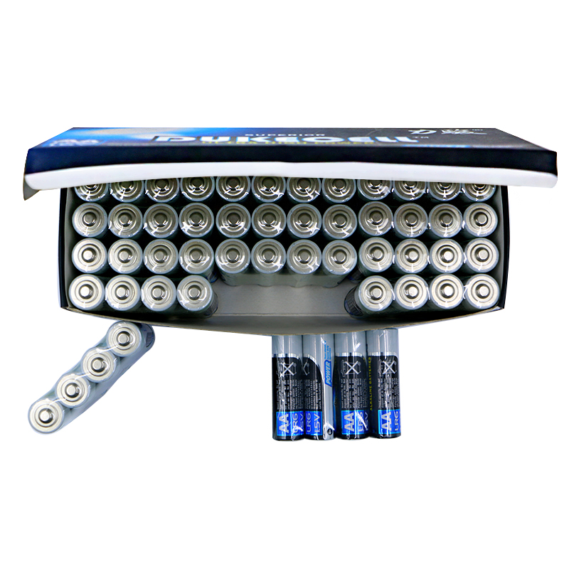 8 AA Batteries IEC CE Long Shelf Life Retailer Package