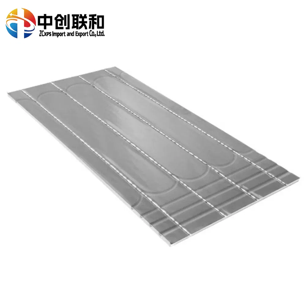 Dry Underfloor Heating for Wooden Floor with Pre-Grooved XPS Underfloor Heating Panel