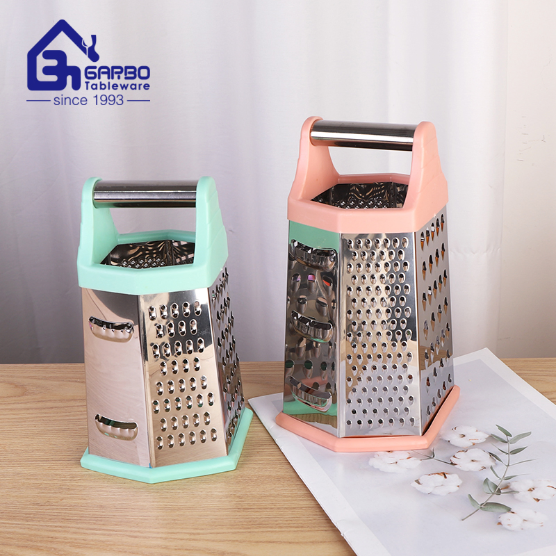 Light Blue Pink Manual Vegetable Grater