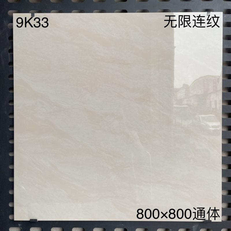 Modern Style 800X800 Marble Ceramic Floor Porcelain Glazed Glossy Surface Non-Slip Interiors Tile for Bedroom Living Room Hotel