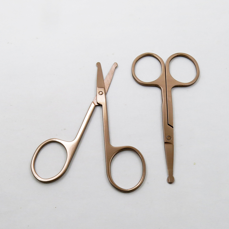 Eyebrow Hair Facial Trimming Scissors Tools Multi-Purpose Dead Skin Remover Scissor