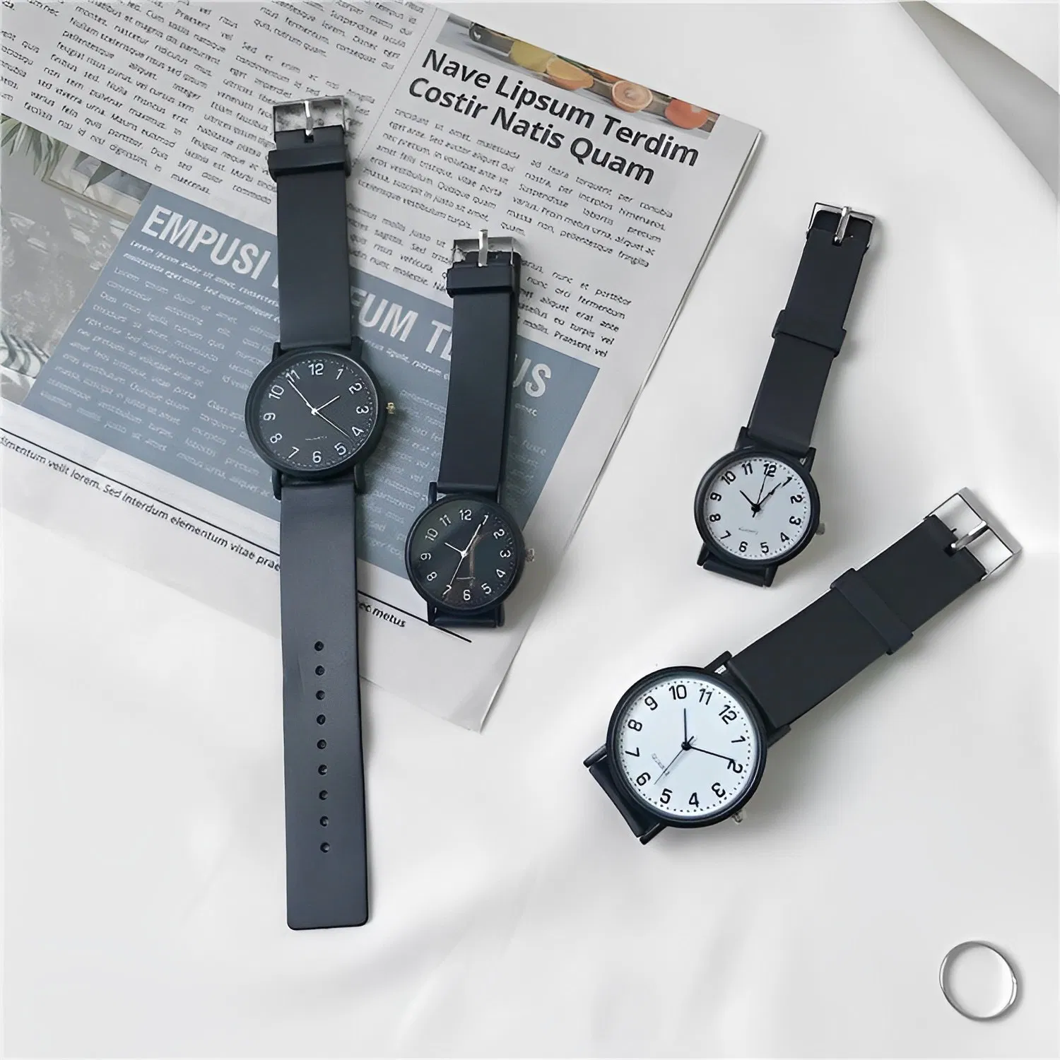 Wholesale Quartz Watches Niche Ins Simple Watches for Men and Women