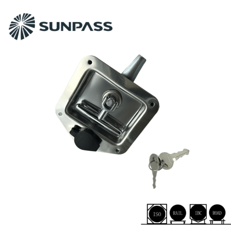 T-Handle Flush Locking Stainless Steel Truck Trailer Door Latch Container Door Lock