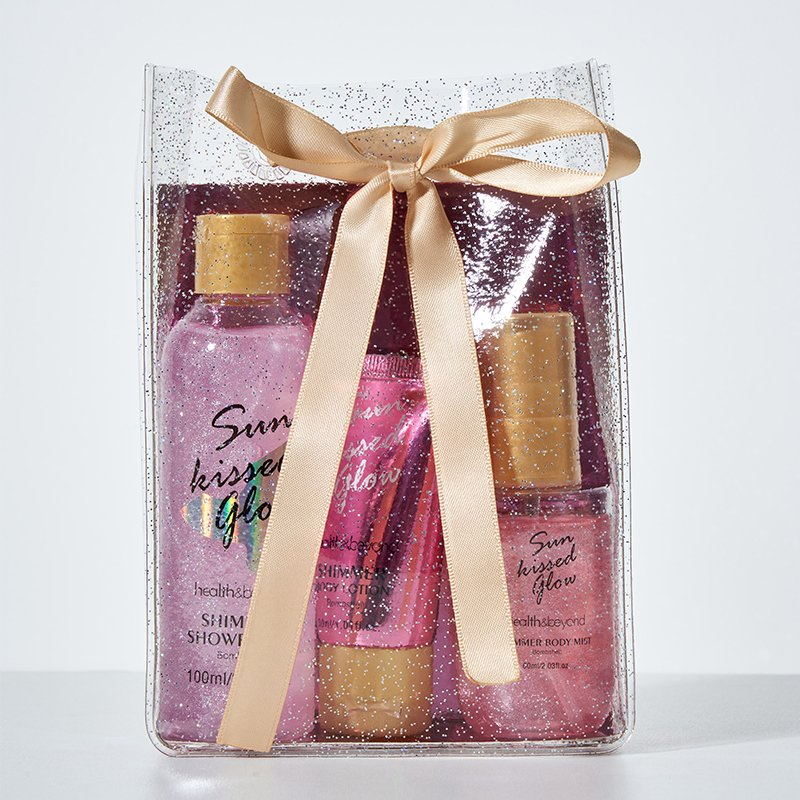 Portable Noursher Mini Body Lotion Mist 100ml Shimmer Shower Gel Travel Set