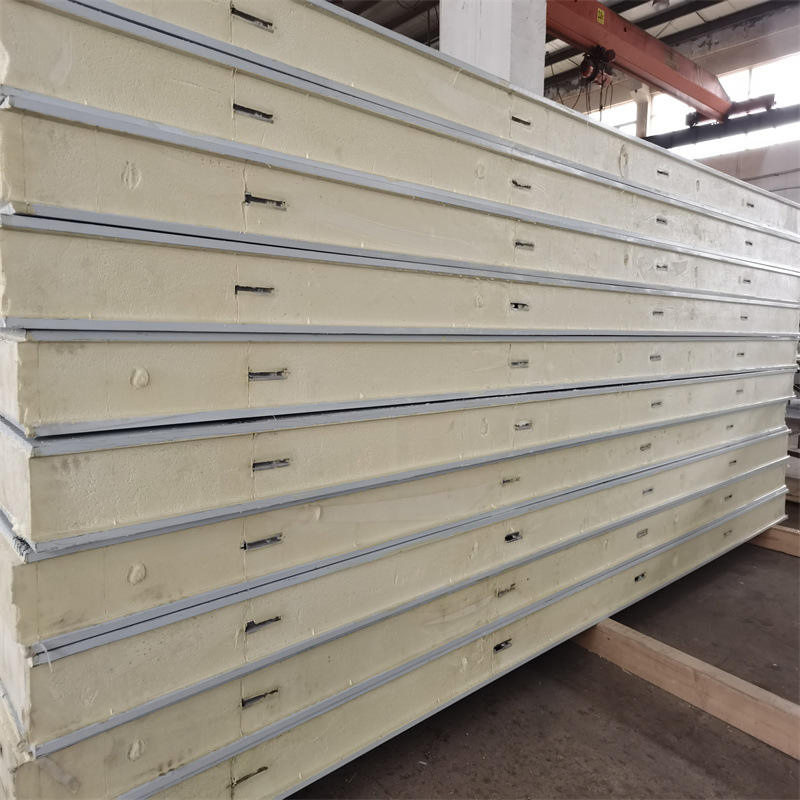 PUR PIR Puf Cold Room Wall Panel Easy Install Fireproof Camlock PU Sandwich Panels for Cold Room