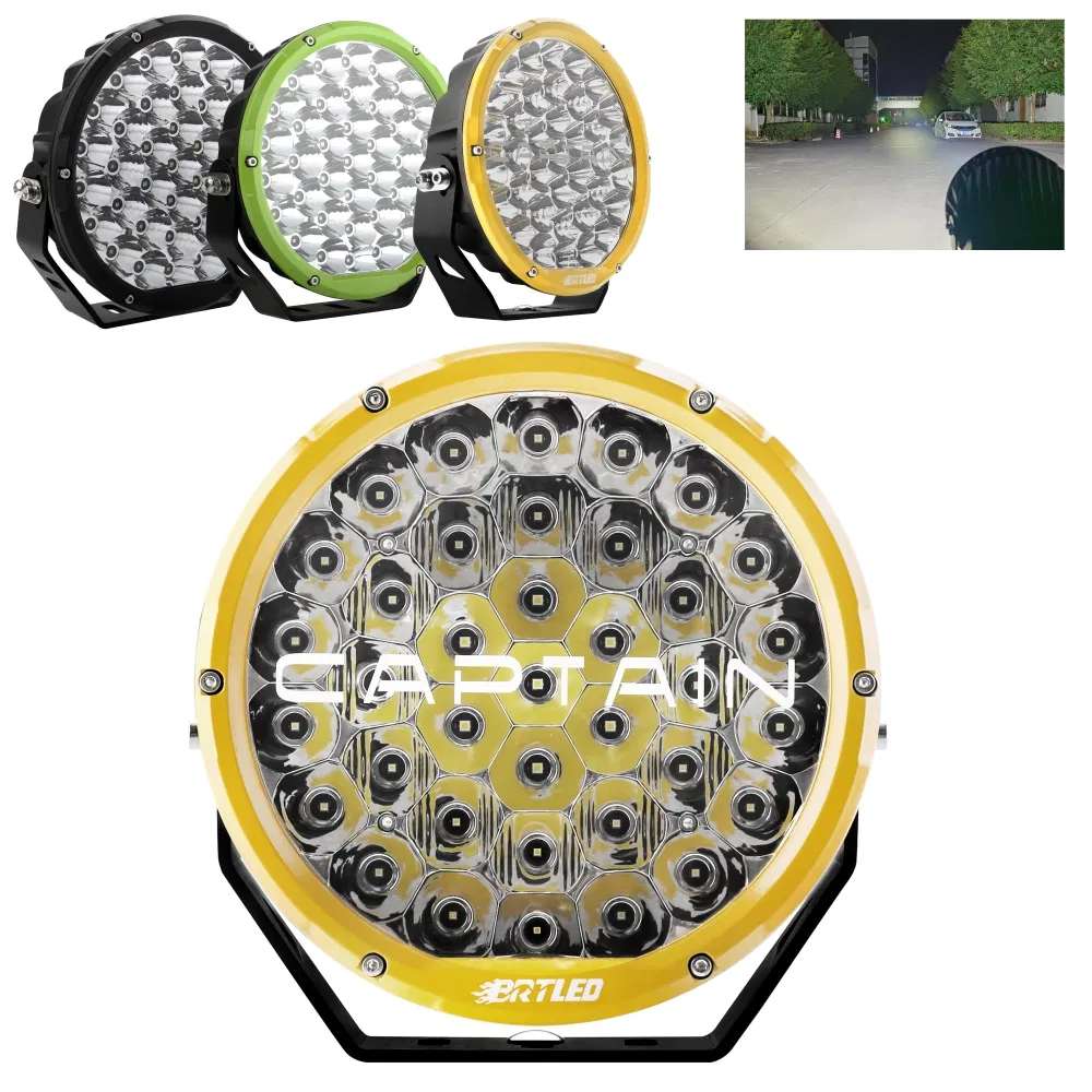 Круглый внедорожный светодиодный прожектор 9 дюймов, 160W