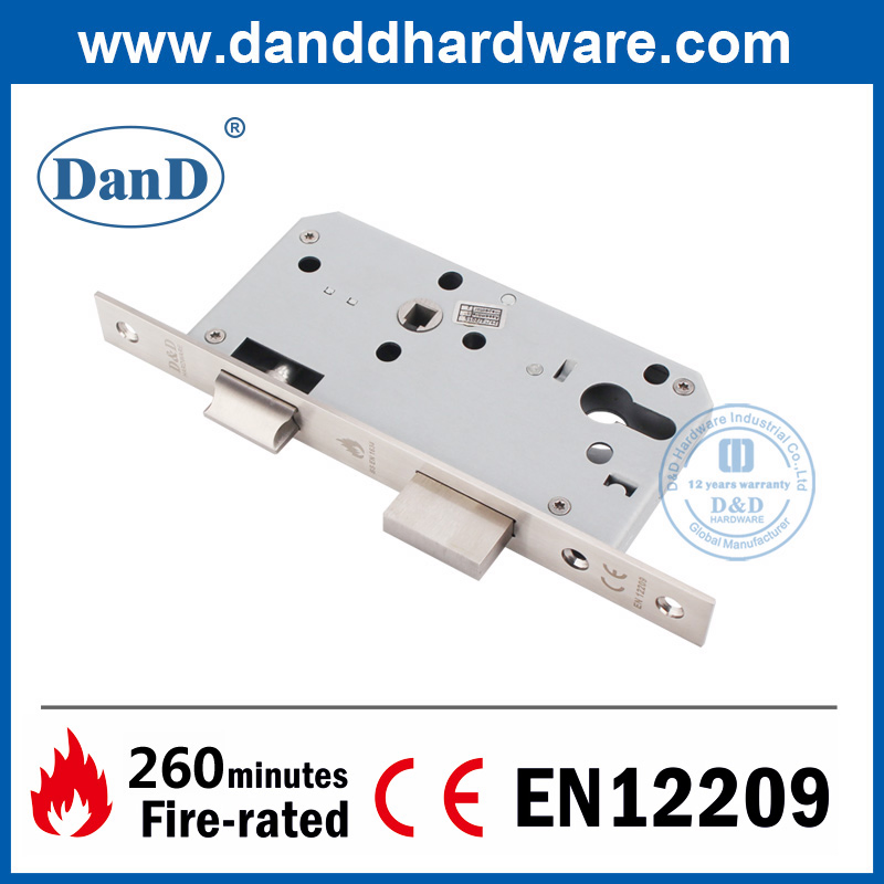 CE En12209 Fireproof Mortise Lock Body Lockset Door Handle Lock Sash Locks
