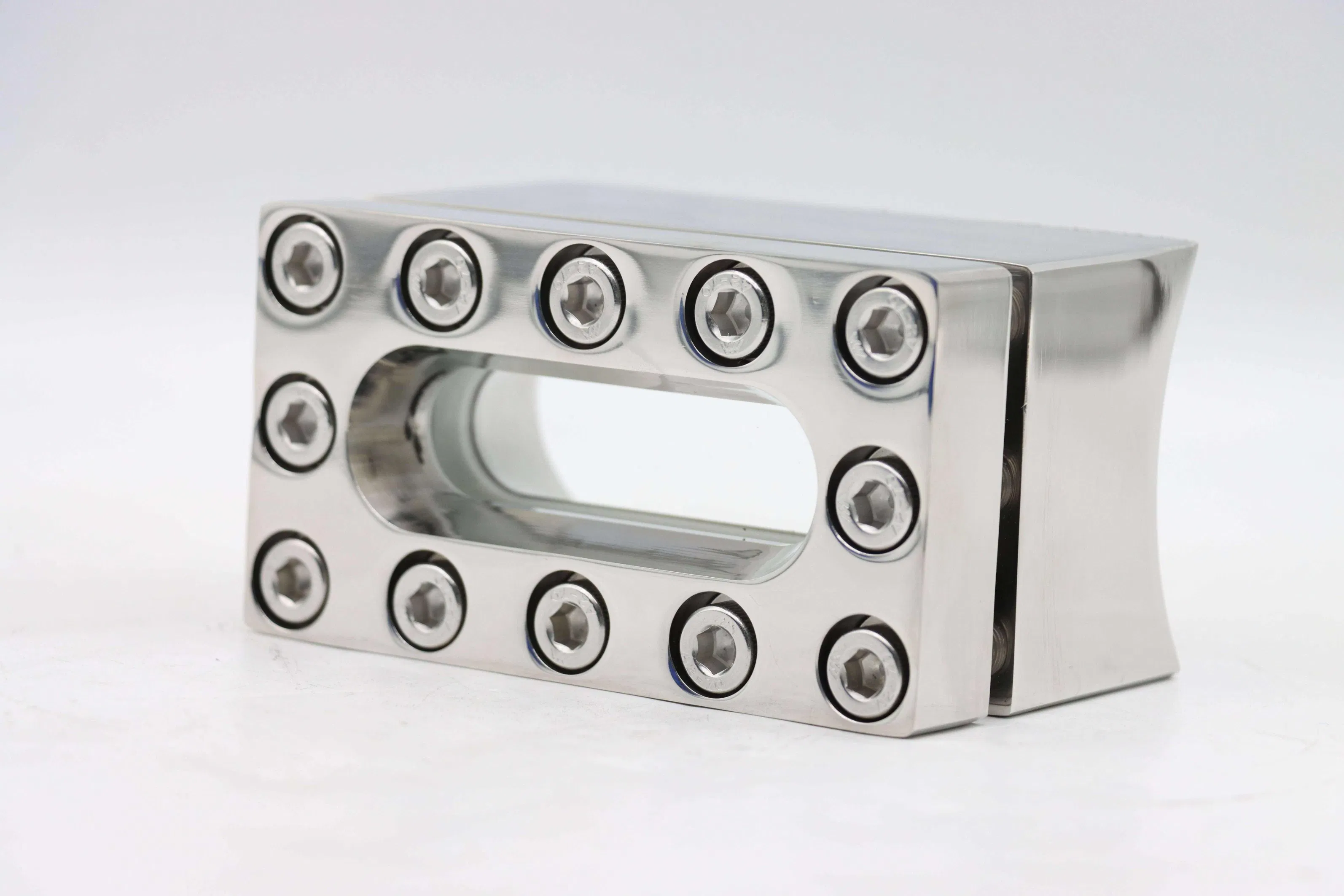 Sanitary Stainless Steel 304 316L Level Indicator Rectangular Flange Sight Glass for Tank