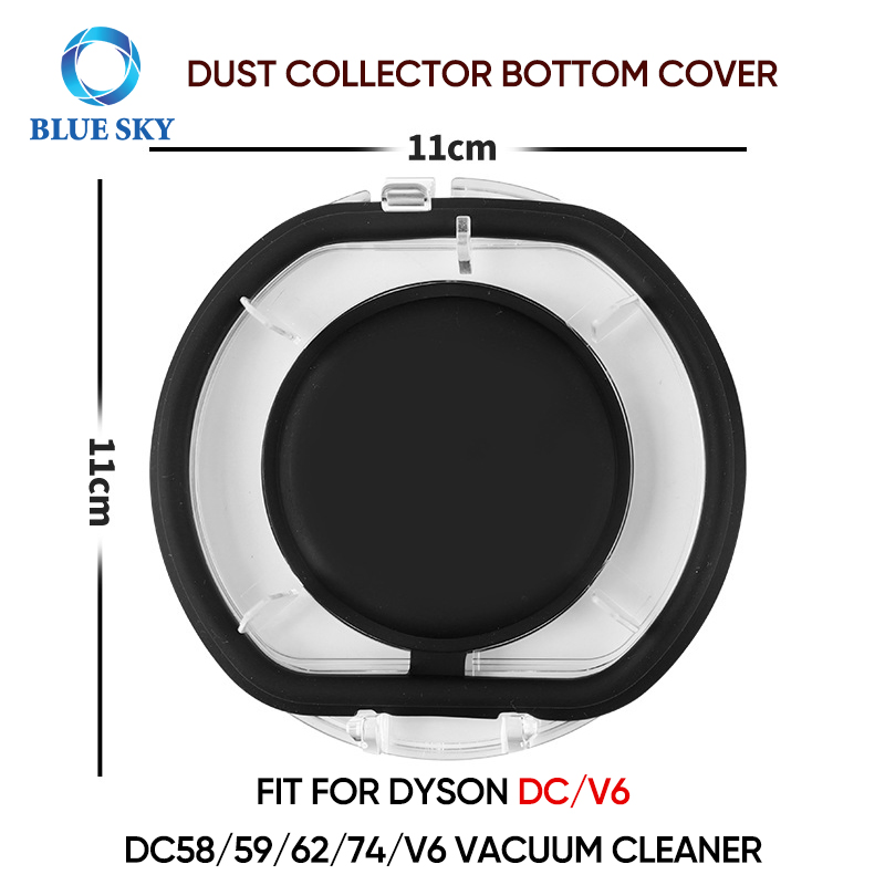 Vacuum Cleaner Accessories Dust Collection Bottom Cover Dust Bin Bucket Clamp Ring Sealing Ring for Dysons V6 V7 V8 V10 V11 V15