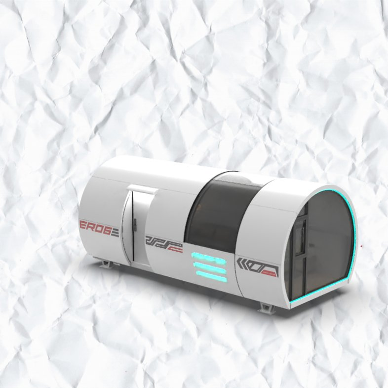 Outdoor Modern Popular Space Capsule Prefab Apple Cabin House Tiny House Mobile Working House Office Pod Cabin