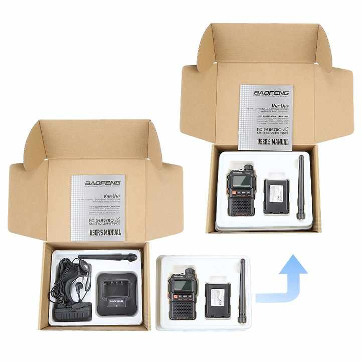 Радиостанция Baofeng BF-UV-3R Plus 5W