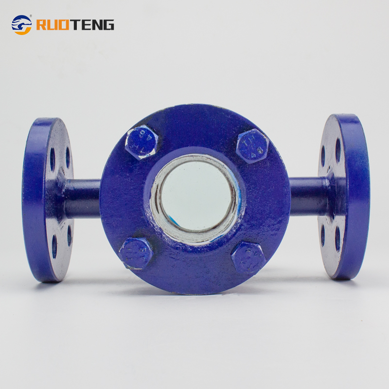 [Ruoteng] Wcb Machinability Customized Flange Circular Tempered Safety Sight Glass Disc