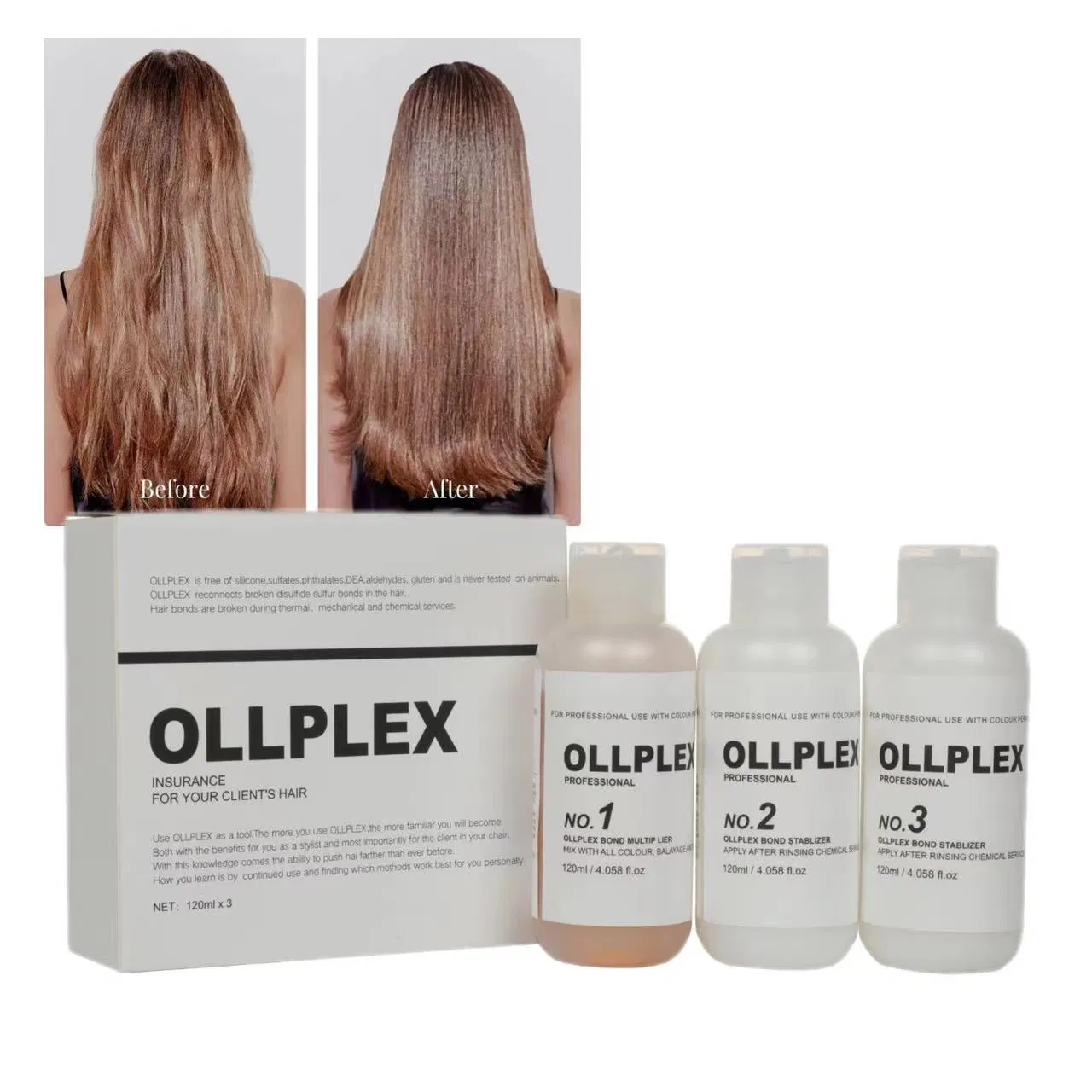 Professional Ollaplexing Repairing Damage Hair Refreshing Hair 2 in 1 Cream