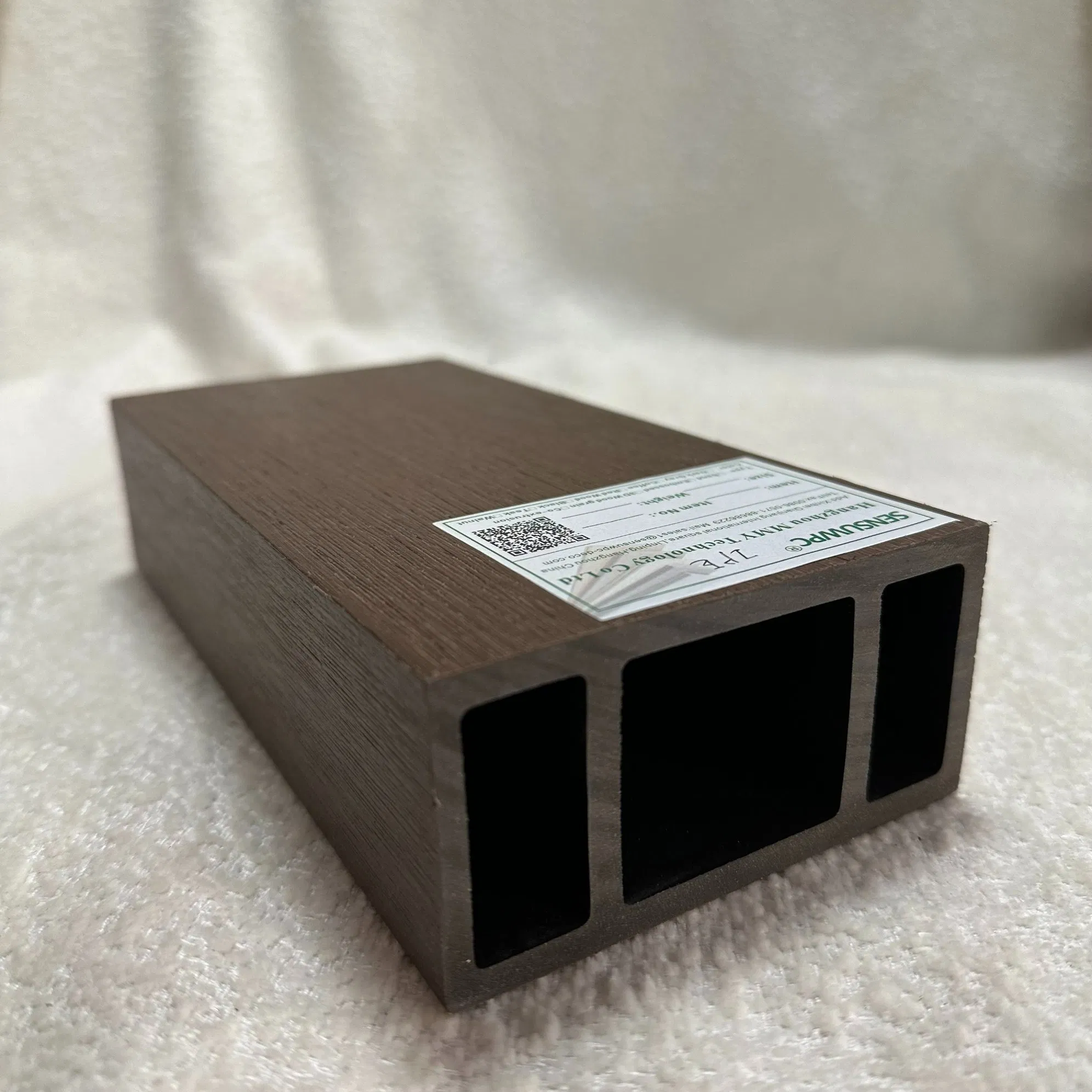 Outdoor WPC Louver Blade System 100X50mm Composite Material Reliable Weather Resistance