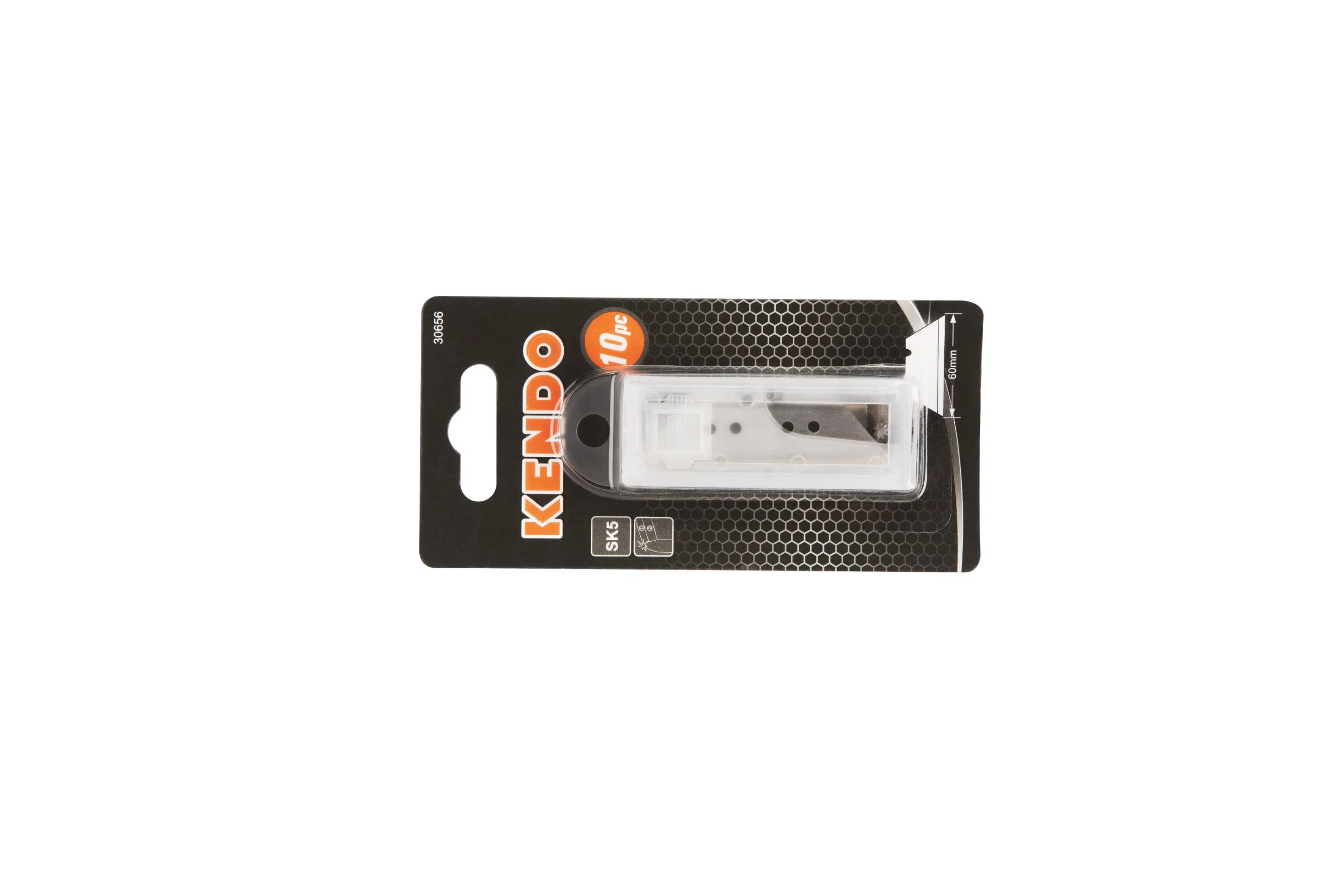 Kendo Dispenser Case 10PC Utility Metal Knife Blades for Cutting