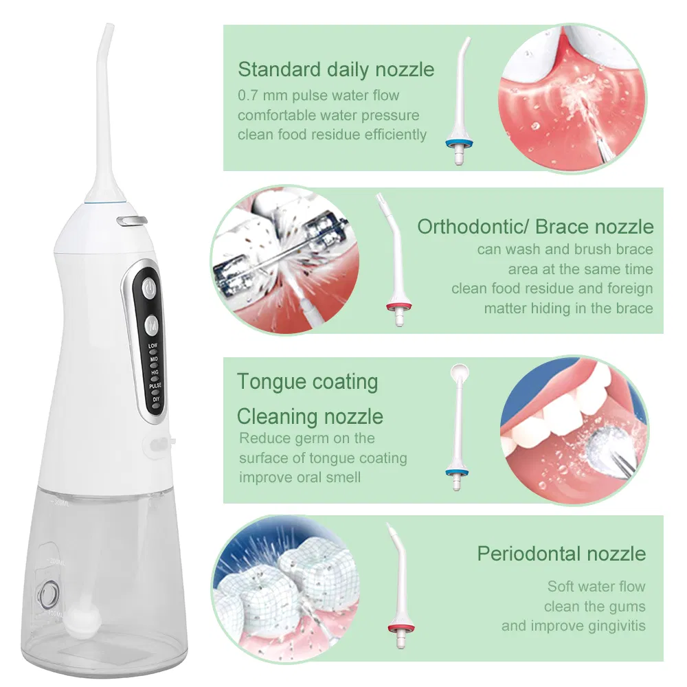 Home Use Oral Irrigator Multi Function Water Flosser with Fad