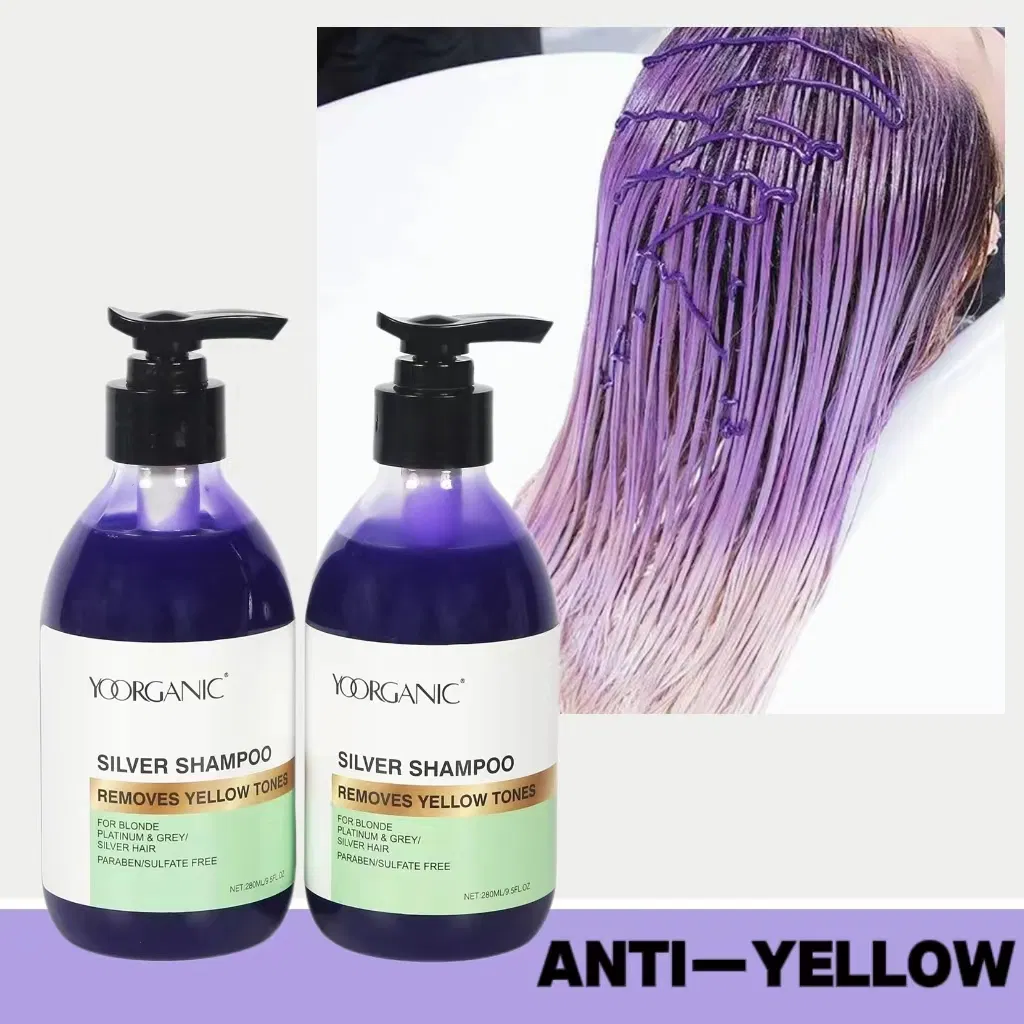 Private Label Silver Shampoo for Bleached and Blonde Hair